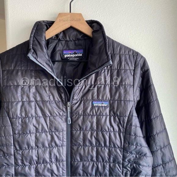 Patagonia Nano Puff Jacket Medium Black Windproof Water Resistant M - Picture 4 of 11